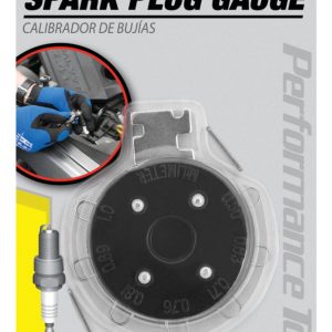 Performance Tool Spark Plug Gapping Tool, 7 Round Wire Blade, 0.02 to 0.4 Inch/ 0.5 to 1 Millimeter Gap Range, With Electrode Tool – W162C