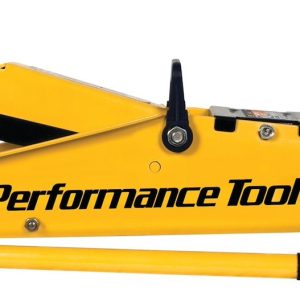 Performance Tool Jack, Floor Jack, Hydraulic, 5000 Pound Capacity, 5 to 15-1/2 Inch Lift Height, Yellow, Steel – W1640