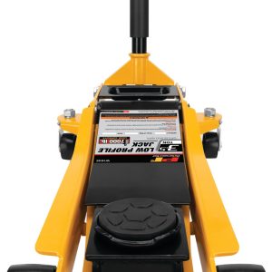 Performance Tool Jack, Floor Jack, Hydraulic, 3.5 Ton Capacity, 3-1/2 to 20-1/2 Inch Lift Height, Yellow – W1645