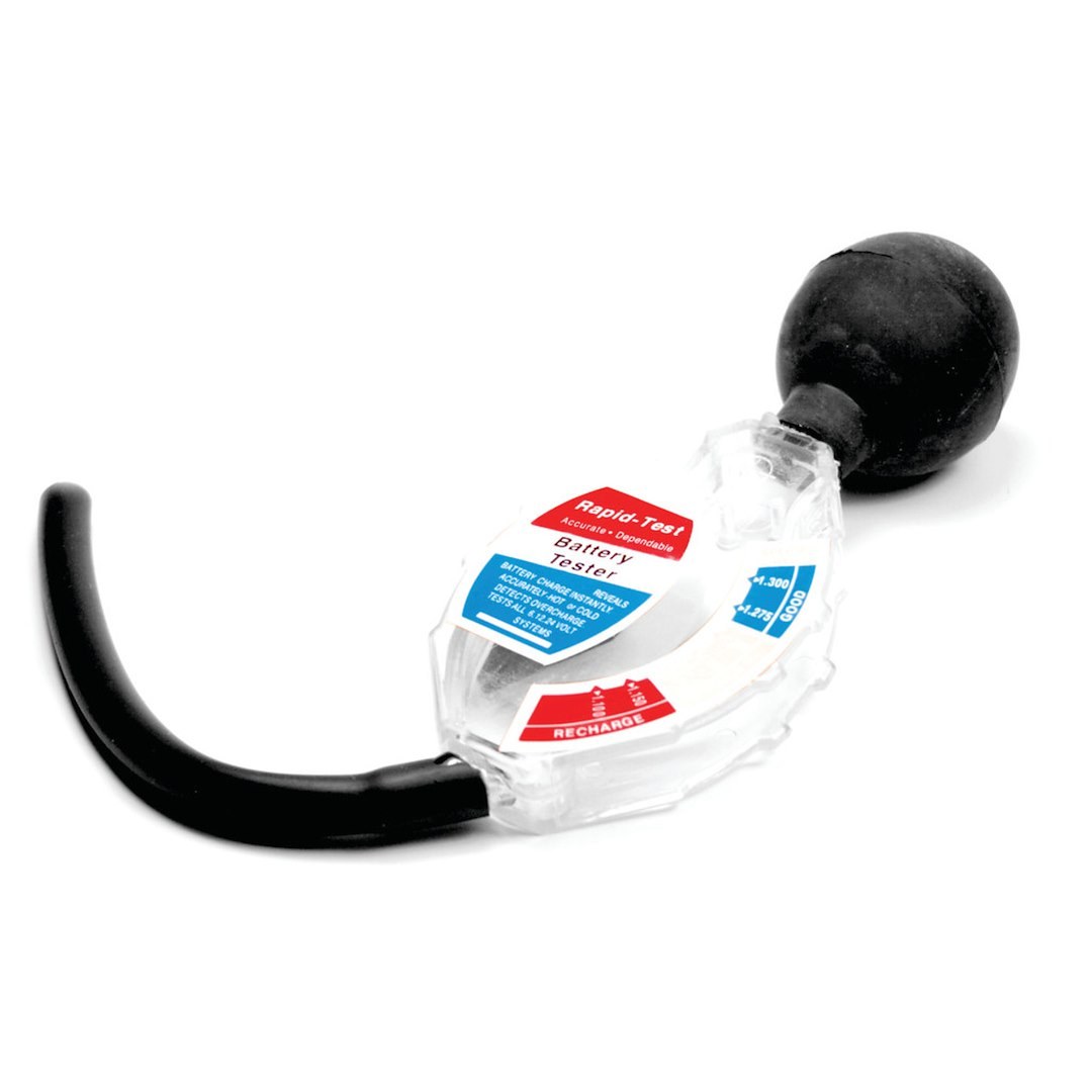 Performance Tool Battery Hydrometer, Used to Test 6 Volt/ 12 Volt and 24 Volt Batteries, Dial Indicator – W1657C