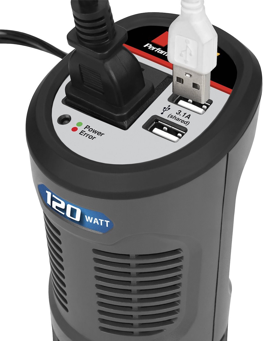 Performance Tool Power Inverter, 240 Peak Watts, 3.1 Ampere – W16650