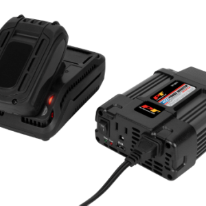 Performance Tool Power Inverter, 800 Peak Watts, 2.4 Ampere, With Thermal Protection, With 12 Volt Power Cord/ Battery Clamp Cable – W16651