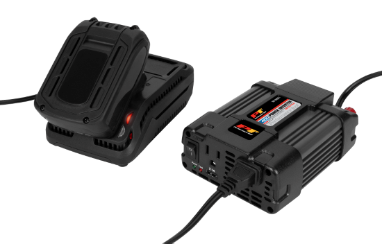 Performance Tool Power Inverter, 800 Peak Watts, 2.4 Ampere, With Thermal Protection, With 12 Volt Power Cord/ Battery Clamp Cable – W16651