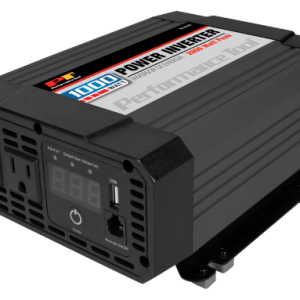 Performance Tool Power Inverter, 2000 Peak Watts, 2.1 Ampere, With Thermal Protection, With 3 Foot 4 Gauge Cca Battery Cable – W16652