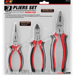 Performance Tool Pliers, 3 Piece Set, Non-Reversible, Without Automatic Return – W1734
