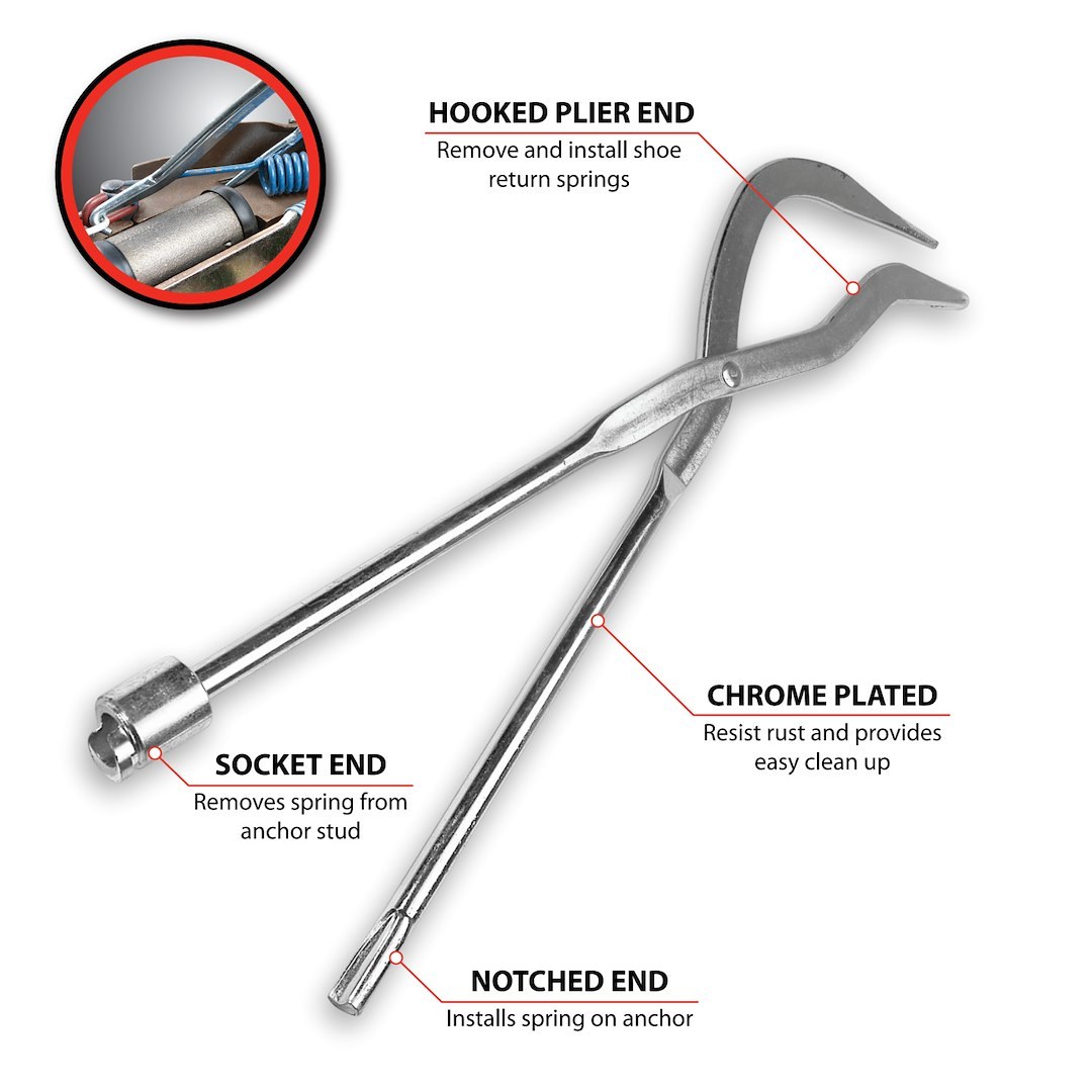 Performance Tool Pliers, Brake Spring, Without Automatic Return – W175