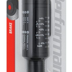 Performance Tool Brake Fluid Contamination Tester, Use to Examine the Percentage of Water IN the Fluid, Hand Held, Battery Operated – W182