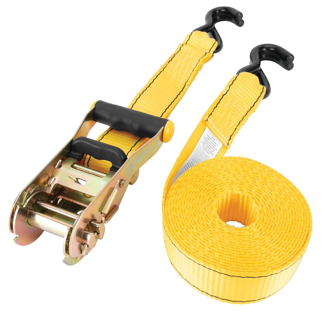 Performance Tool Tie Down Strap, Secure Sd, 1-1/2 Inch Width X 15 Feet Length, 1800 Pound Load Capacity, 5000 Pound Break Strength – W1826