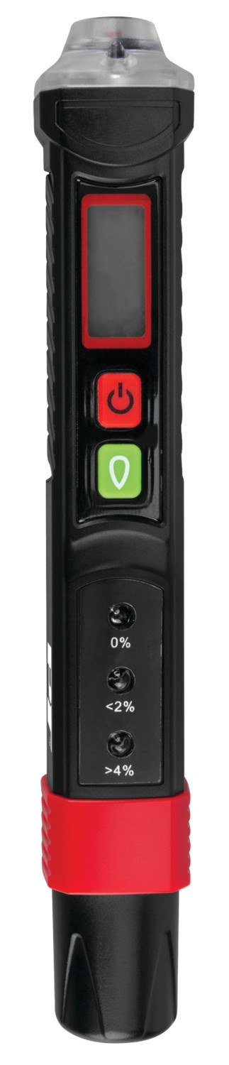 Performance Tool Tire Pressure Gauge, Stick Style, Digial Display, 3 to 150 Pounds Per Square Inch (PSI), Lighted, Black/ Red, Plastic – W183