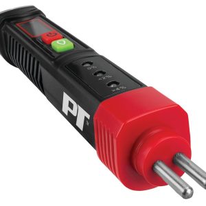 Performance Tool Tire Pressure Gauge, Stick Style, Digial Display, 3 to 150 Pounds Per Square Inch (PSI), Lighted, Black/ Red, Plastic – W183