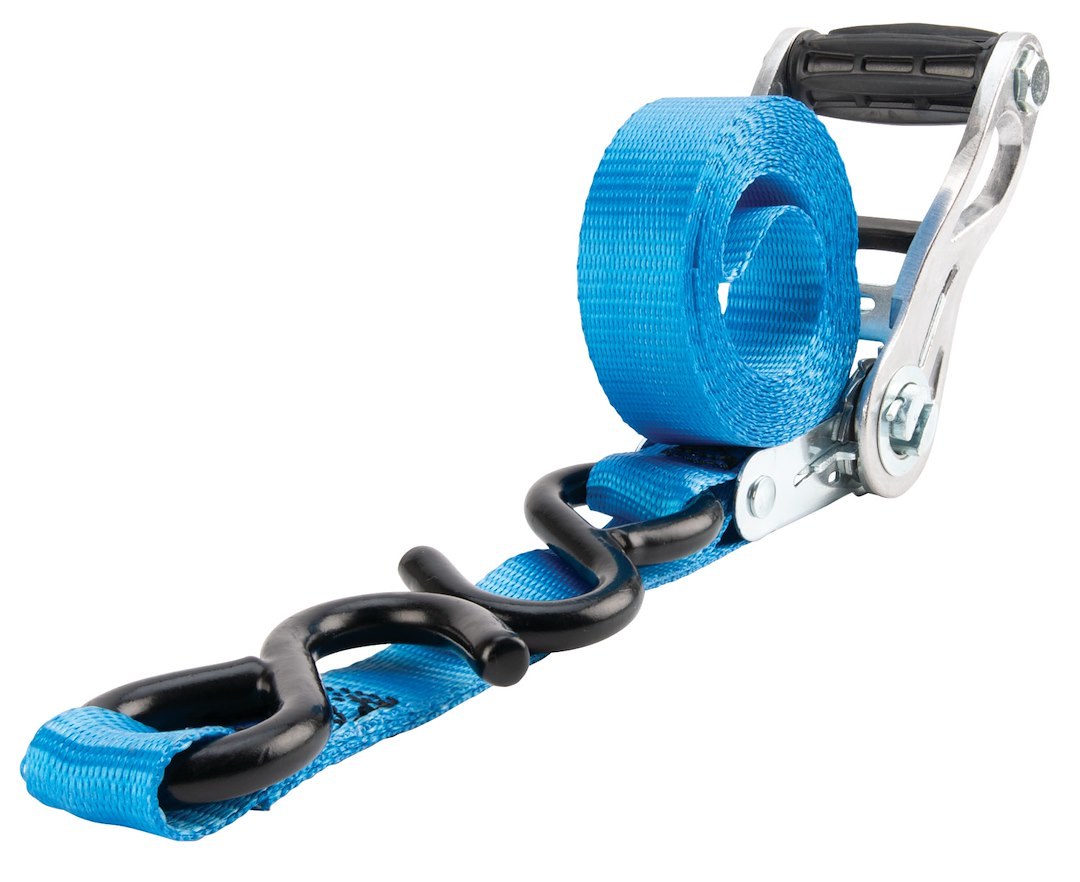 Performance Tool Tie Down Strap, Secure Md, 1 Inch Width X 10 Feet Length, 500 Pound Load Capacity, 1500 Pound Break Strength, With Ratchet – W1871