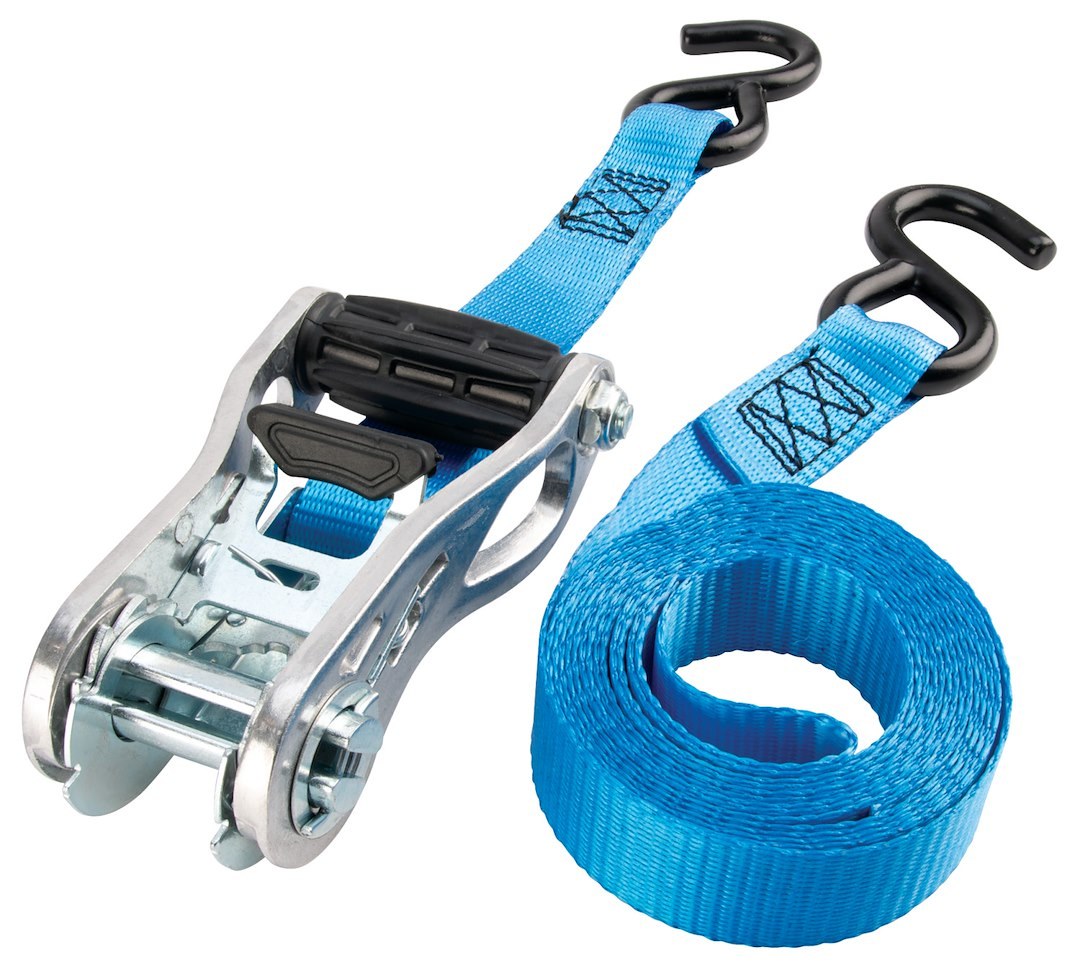 Performance Tool Tie Down Strap, Secure Md, 1 Inch Width X 10 Feet Length, 500 Pound Load Capacity, 1500 Pound Break Strength, With Ratchet – W1871