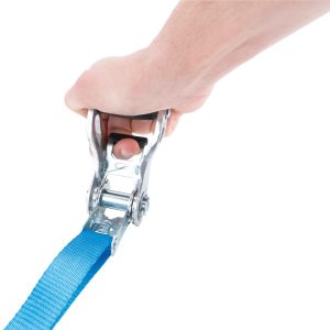 Performance Tool Tie Down Strap, Secure Md, 1 Inch Width X 10 Feet Length, 500 Pound Load Capacity, 1500 Pound Break Strength, With Ratchet – W1871