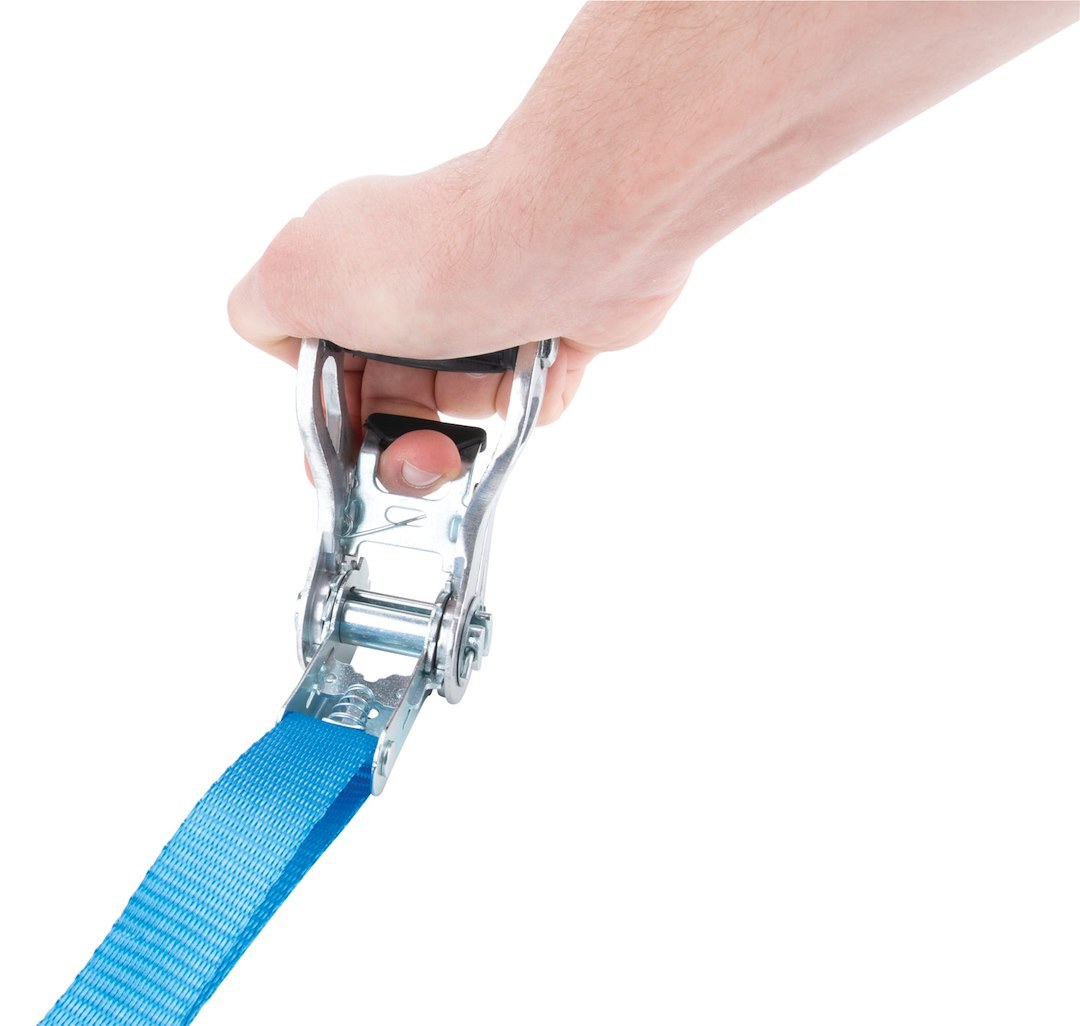 Performance Tool Tie Down Strap, Secure Md, 1 Inch Width X 10 Feet Length, 500 Pound Load Capacity, 1500 Pound Break Strength, With Ratchet – W1871