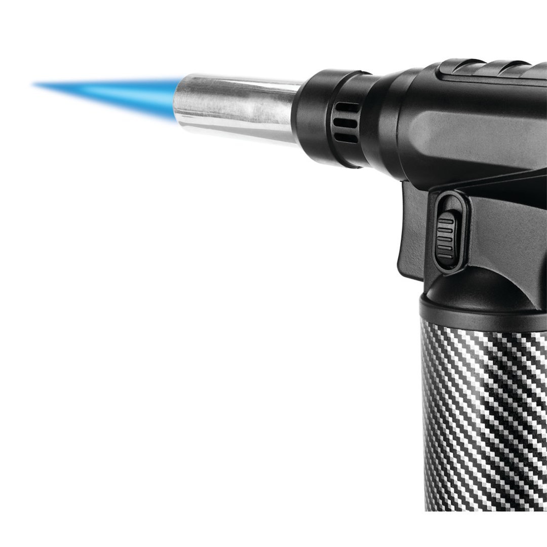 Performance Tool Butane Torch, Refillable, 2500 Degrees Fahrenheit, Torch Tip, Adjustable Gas Flow – W2015