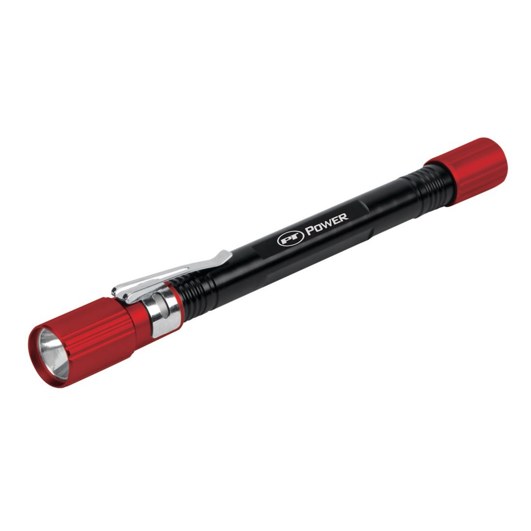 Performance Tool Flashlight, LED, Clear Lens, Uses 3 Aaa Batteries, 72 Lumens, Penlight, 4.5 Hours Run Time – W2356