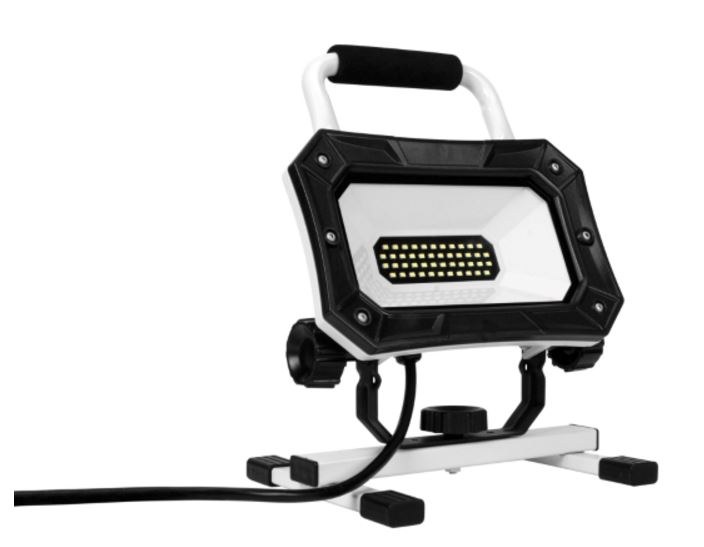 Performance Tool Work Light, Rectangular, Free Standing, 2000 Lumens, Wide Angle LED, 11-3/4 Inch Height X 7 Inch Depth X 9 Inch Width – W2402