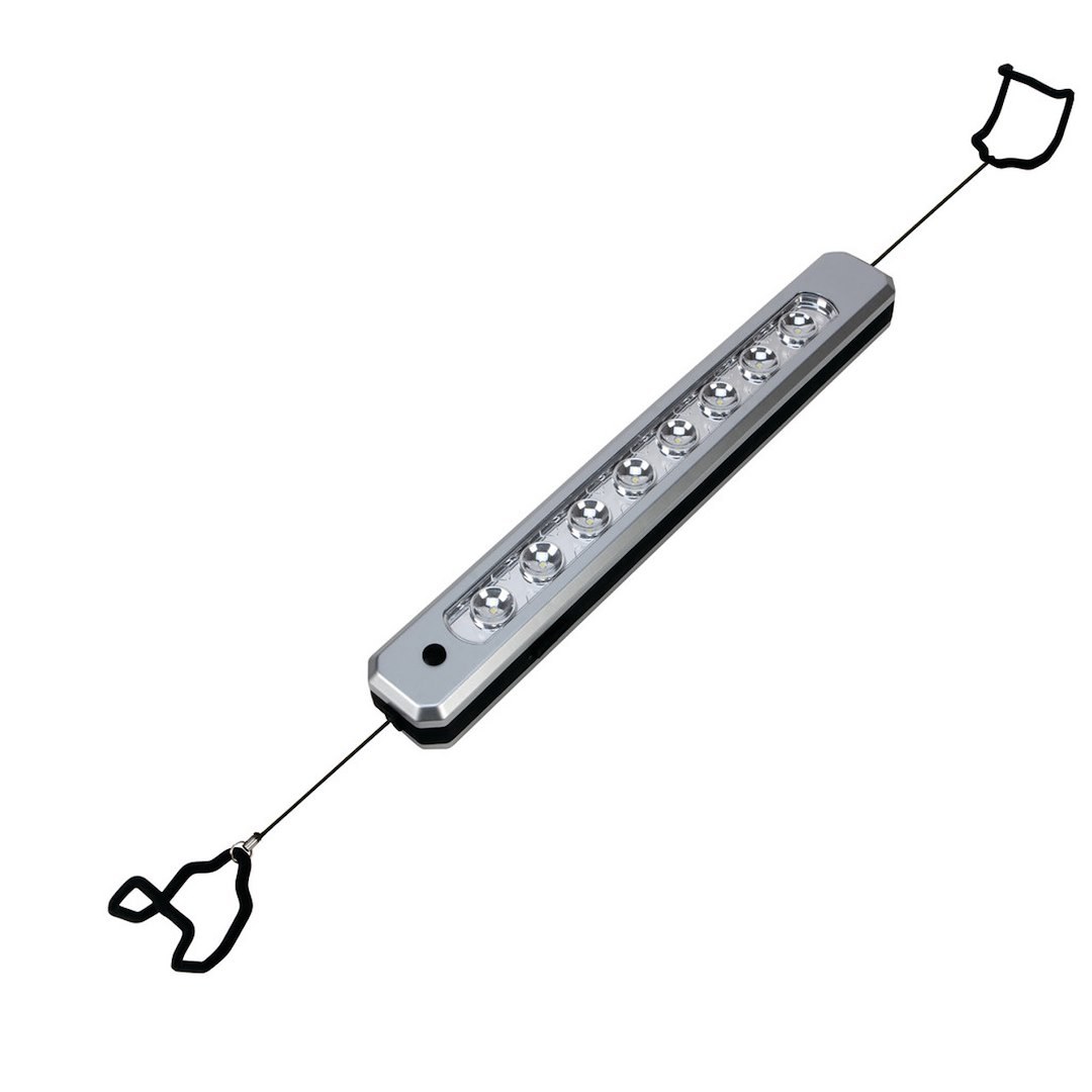 Performance Tool Work Light, Hand Held, Fits Any Size Hood, 450 Lumens, LED, 513 Lumens on High, 256 Lumen on Low, 1.25 Hour Runtime – W2404