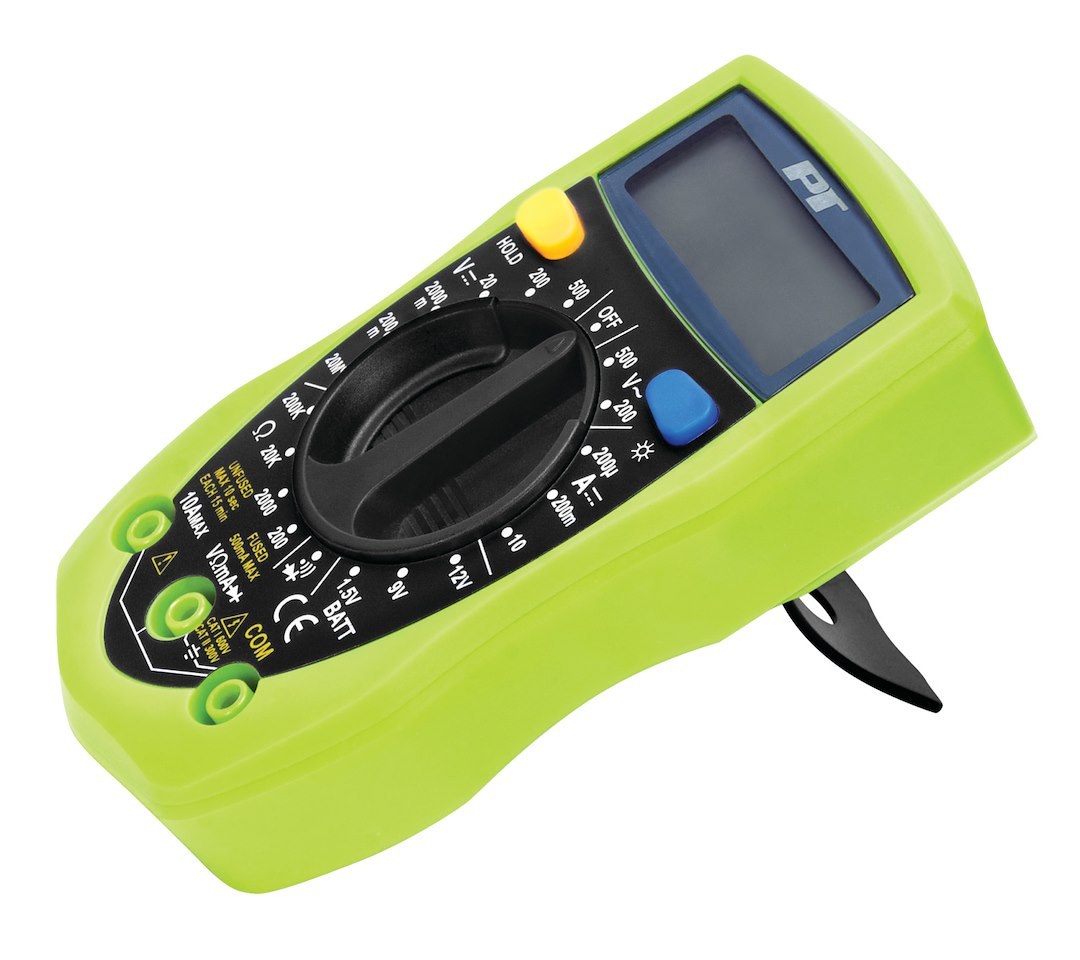 Performance Tool Voltmeter Tool, Used to Verify Voltage on Engine Sensors/ Ignition/ Fuel Systems/ Charging Systems – W2969