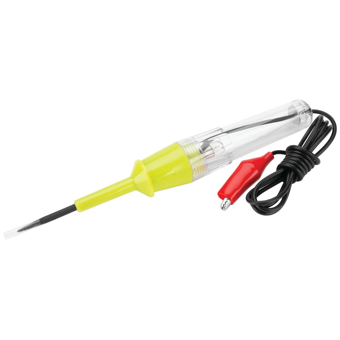 Performance Tool Circuit Tester, No Display, 12 Volts, With Alligator Clip – W2975C