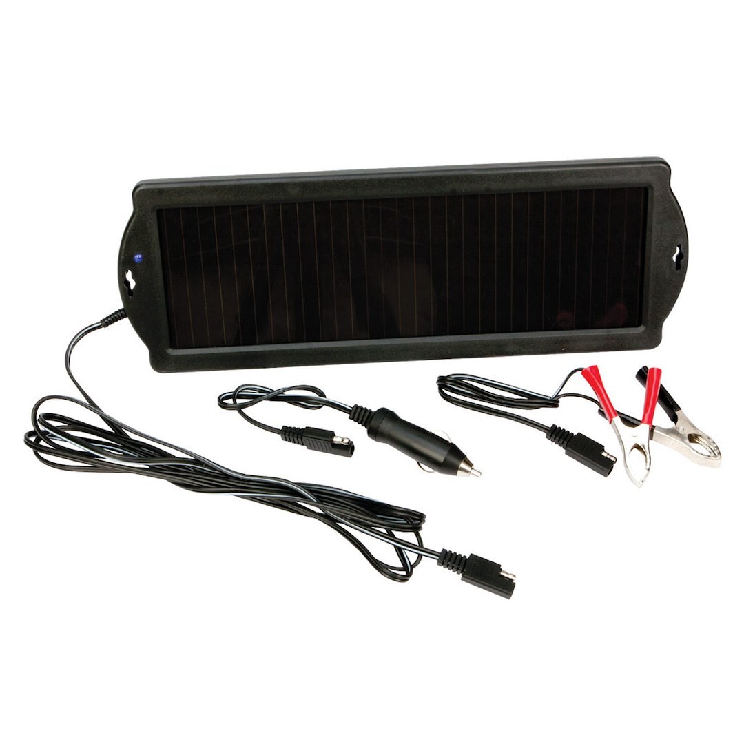 Performance Tool Battery Charger, For 12 Volt Batteries, 2.5 Watt Solar Panel, 19.3 Inch Height X 5.8 Inch Width X 0.8 Inch Depth – W2997