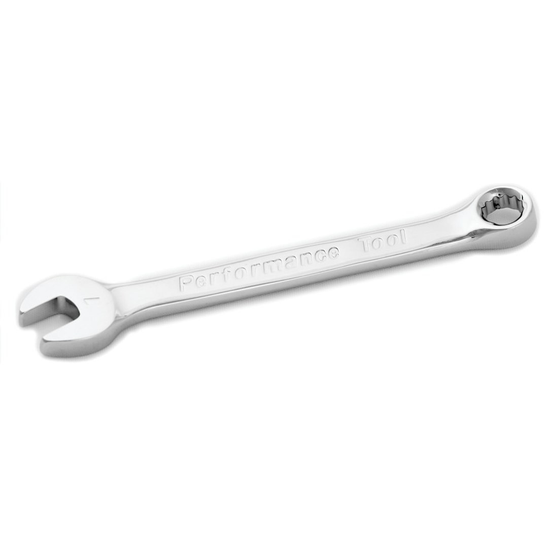 Performance Tool Wrench, Combination, 7 Millimeter, Chrome Plated, Chrome Alloy Steel, Single – W30007