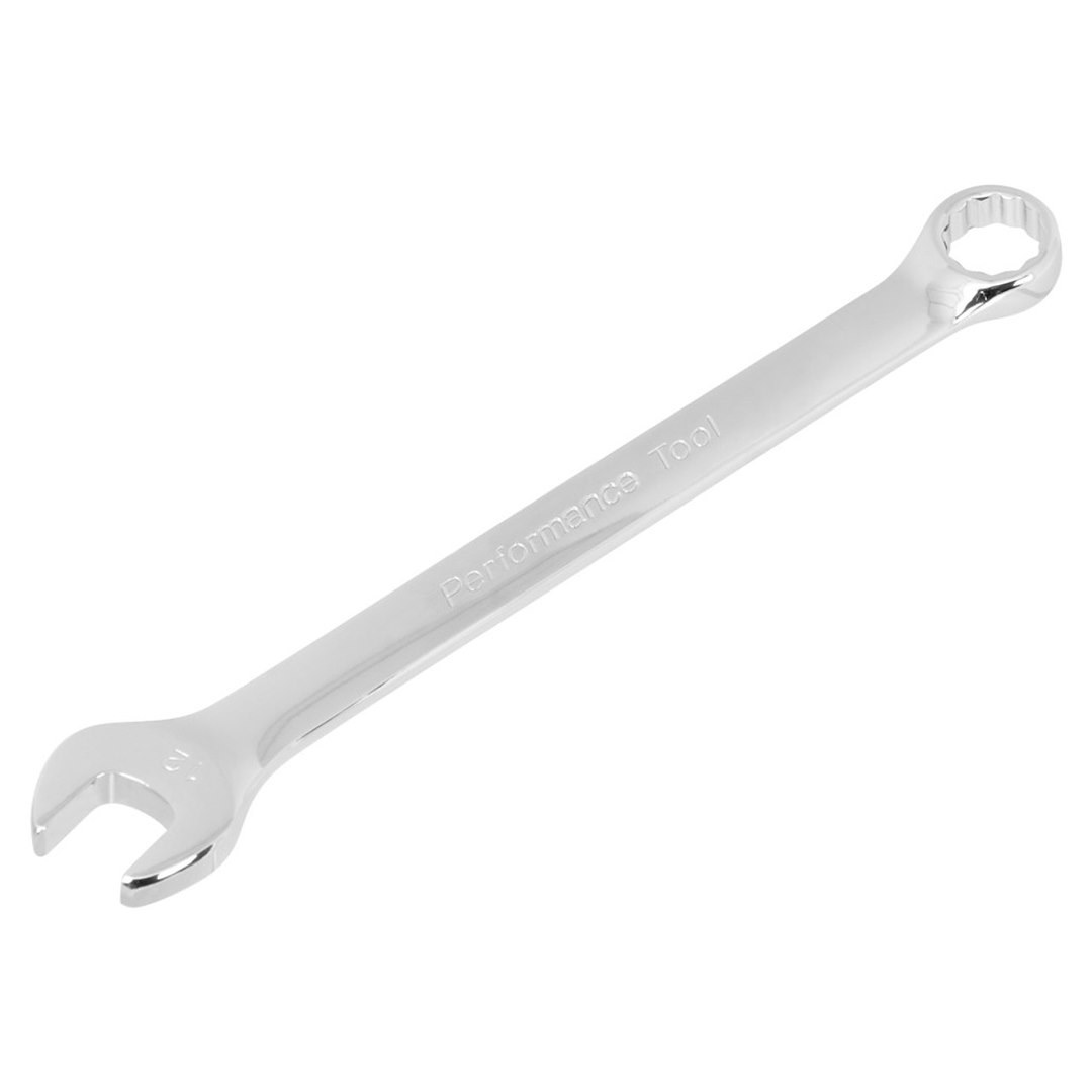 Performance Tool Wrench, Combination, 12 Millimeter, Chrome Plated, Chrome Alloy Steel, Single – W30012