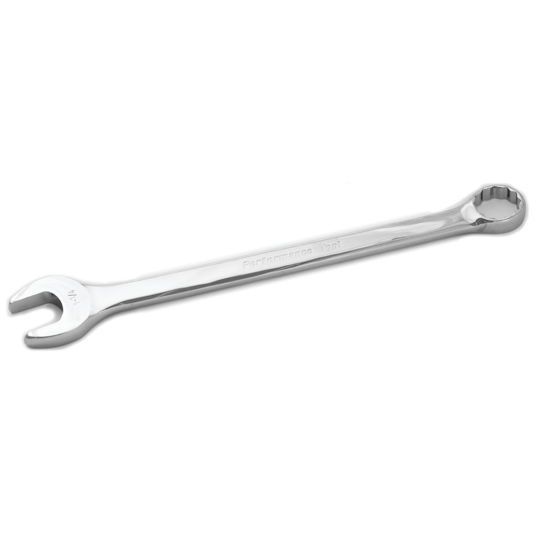 Performance Tool Wrench, Combination, 1-1/4 Inch, Chrome Plated, Chrome Alloy Steel, Single – W30240