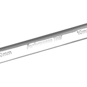 Performance Tool Wrench, Ratcheting Combination, 10 Millimeter, 5 Degree Closed Head Angle, 72 Ratchet Teeth, Chrome Plated – W30350