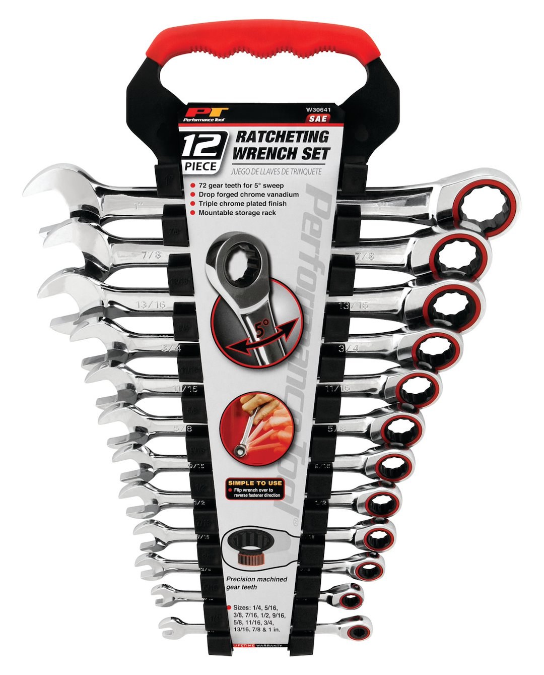 Performance Tool Wrench, Ratcheting Combination – W30641