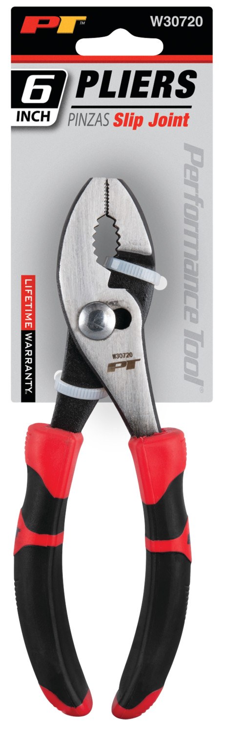 Performance Tool Pliers, Slip Joint, 6 Inch Length, Non-Reversible, Without Automatic Return, Alloy Steel – W30720