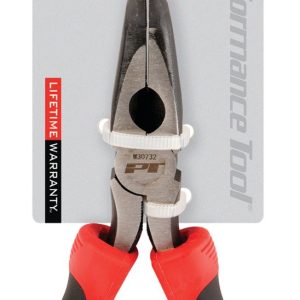 Performance Tool Pliers, Curved Long Nose, 6 Inch Length, Non-Reversible, Without Automatic Return, Chrome Vanadium Steel – W30732