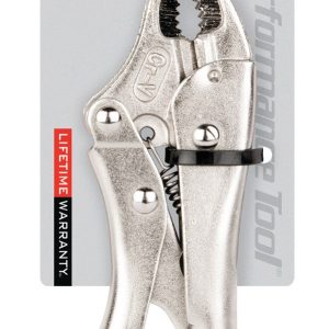 Performance Tool Pliers, Curved Jaw Locking, 5 Inch Length, Non-Reversible, With Automatic Return, Chrome Vanadium Steel – W30752