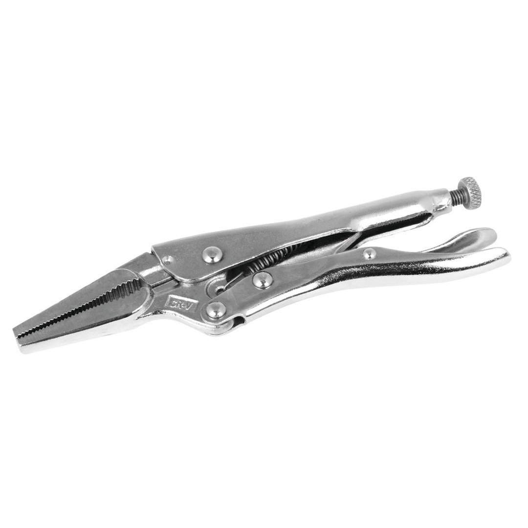 Performance Tool Pliers, Long Nose Locking, 6-1/2 Inch Length, Non-Reversible, With Automatic Return, Chrome Vanadium Steel – W30758