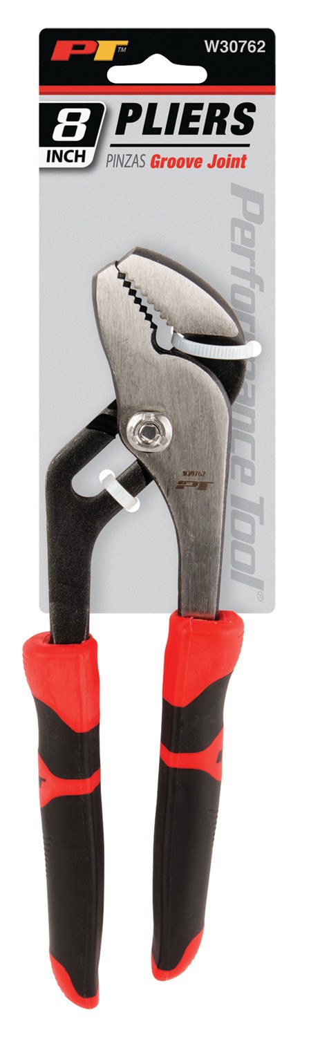 Performance Tool Pliers, Groove Joint, 8 Inch Length, Non-Reversible, Without Automatic Return, Alloy Steel – W30762