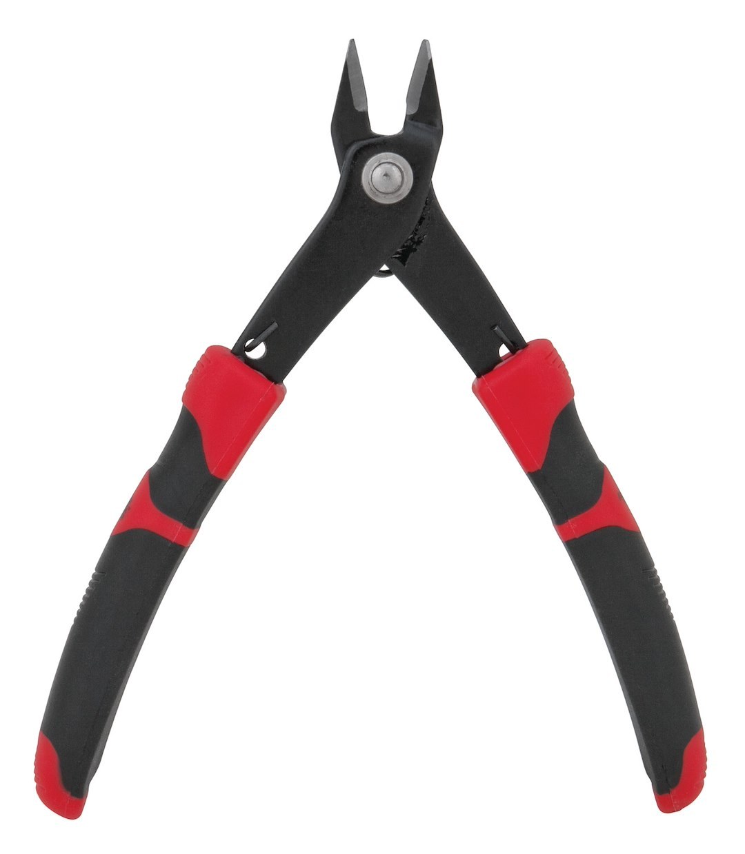 Performance Tool Pliers, 30 Degree Angled Flush Cutter, 5 Inch Length, Heat Treated Steel Jaw, Ergonomic Grip Handle – W30763