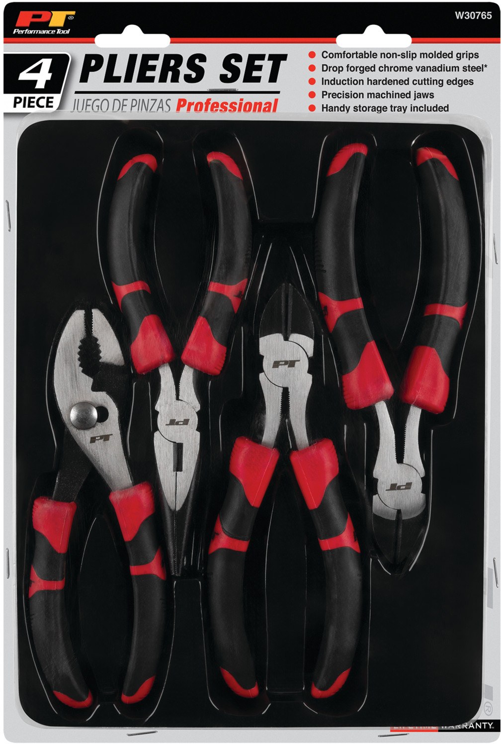 Performance Tool Pliers, Slip Joint/ Diagonal/ Long Nose/ Linesman, 6 Inch/ 7 Inch Length, Non-Reversible, Without Automatic Return – W30765