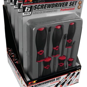 Performance Tool Screwdriver, Professional, 1/8 X 3 Inch/ 3/16 X 3 Inch/ 1/4 X 4 Inch Slotted – W30896