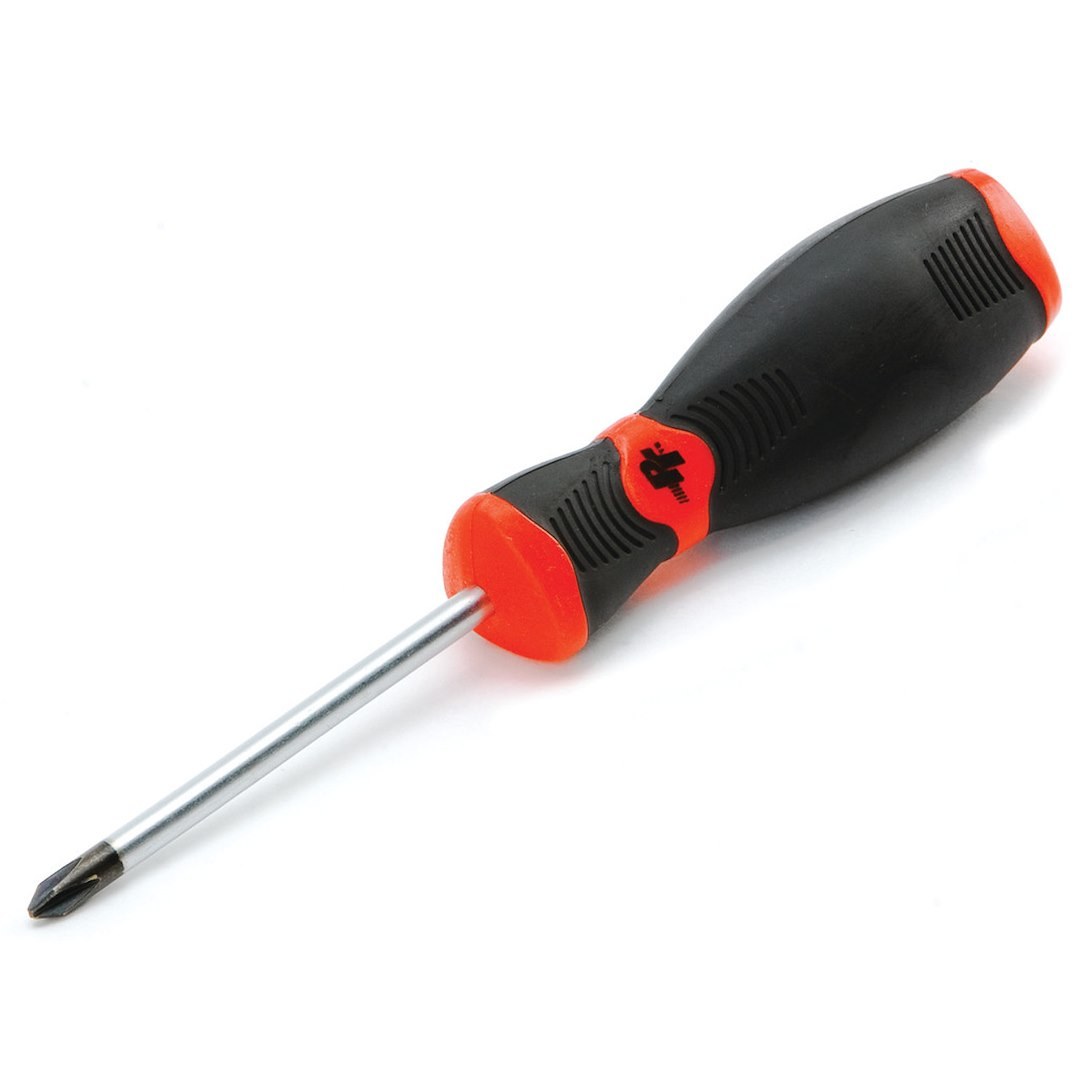 Performance Tool Screwdriver, Phillips, #1, 3 Inch Length, Chrome Vanadium Steel, With Magnetic Tip – W30961
