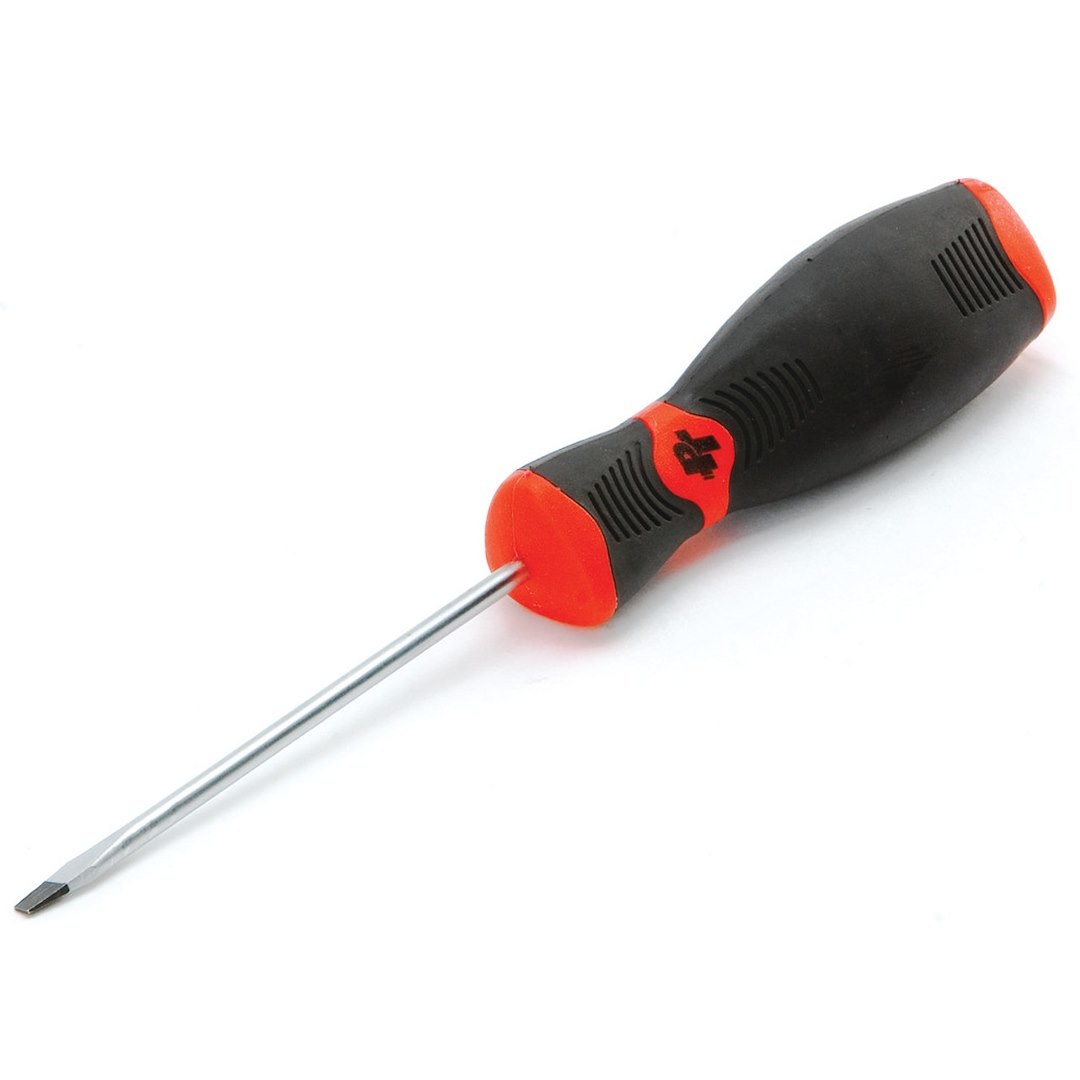 Performance Tool Screwdriver, Slotted, 1/8 Inch, 3 Inch Length, Chrome Vanadium Steel, With Magnetic Tip – W30970
