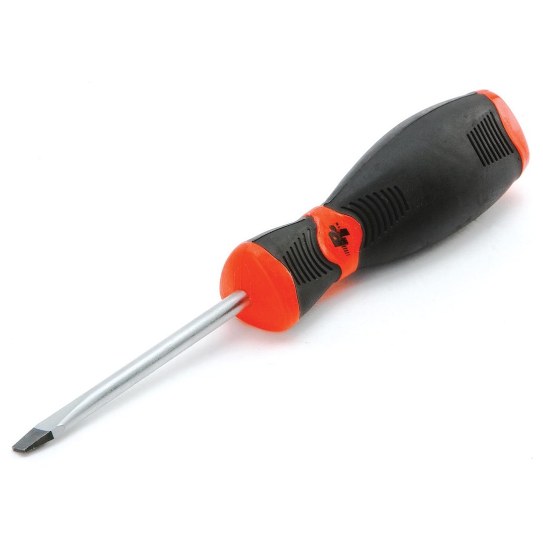 Performance Tool Screwdriver, Slotted, 3/16 Inch, 3 Inch Length, Chrome Vanadium Steel, With Magnetic Tip – W30986