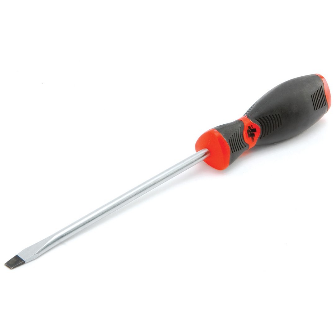 Performance Tool Screwdriver, Slotted, 1/4 Inch, 6 Inch Length, Chrome Vanadium Steel, With Magnetic Tip – W30989