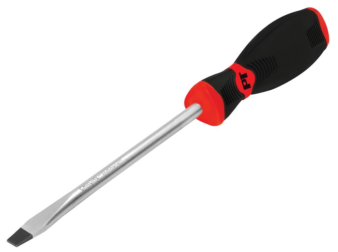 Performance Tool Screwdriver, Slotted, 5/16 Inch, 6 Inch Length, Chrome Vanadium Steel, With Magnetic Tip – W30991
