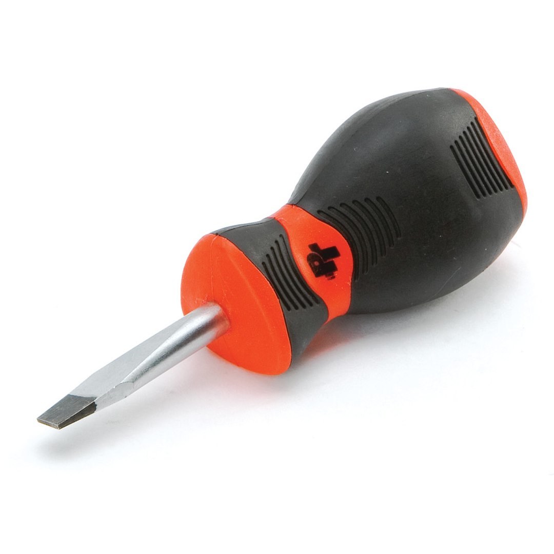 Performance Tool Screwdriver, Stubby, 1/4 Inch, 1-1/2 Inch Length, Chrome Vanadium Steel, With Magnetic Tip – W30994
