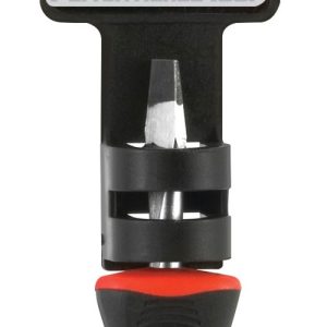 Performance Tool Screwdriver, Stubby, 1/4 Inch, 1-1/2 Inch Length, Chrome Vanadium Steel, With Magnetic Tip – W30994