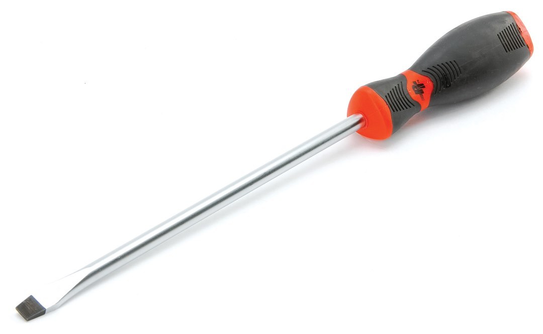 Performance Tool Screwdriver, Slotted, 5/16 Inch, 8 Inch Length, Chrome Vanadium Steel, With Magnetic Tip – W30995