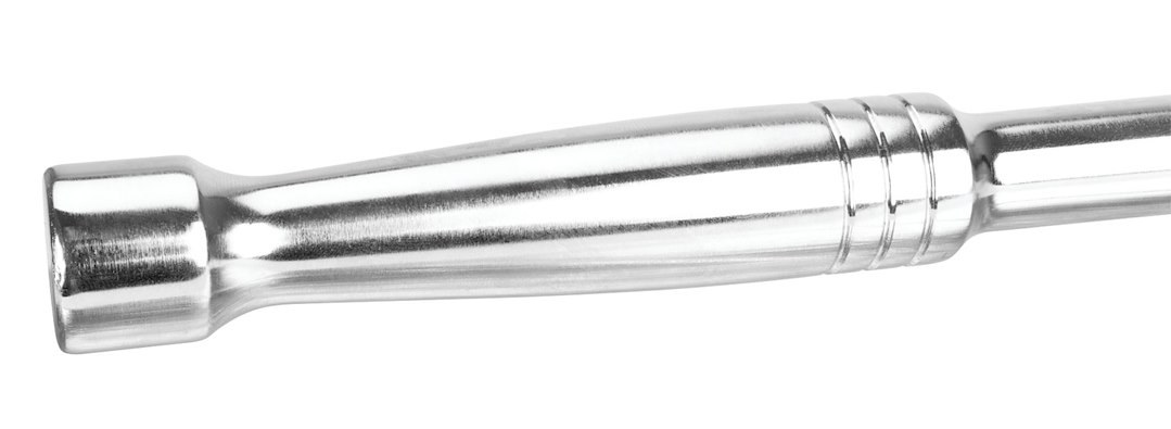 Performance Tool Breaker Bar, Ratcheting Head, 1/2 Inch Drive, 20 Inch Length, Chrome Plated, Chrome Vanadium Alloy Steel, Flex Handle – W32124