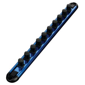 Performance Tool Socket Storage Rail, 1/2 Inch Drive, Blue, Single – W32190