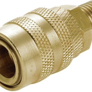 Performance Tool Coupler Fitting, 1/4 Inch Male NPT, Straight, Brass, Single – W3226