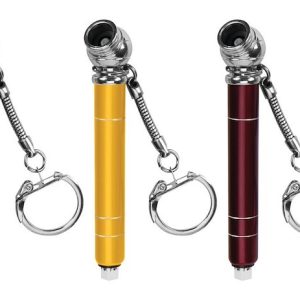 Performance Tool Tire Pressure Gauge, Pencil Type, 10-50 Pounds Per Square Inch (PSI), With Keychain – W3238